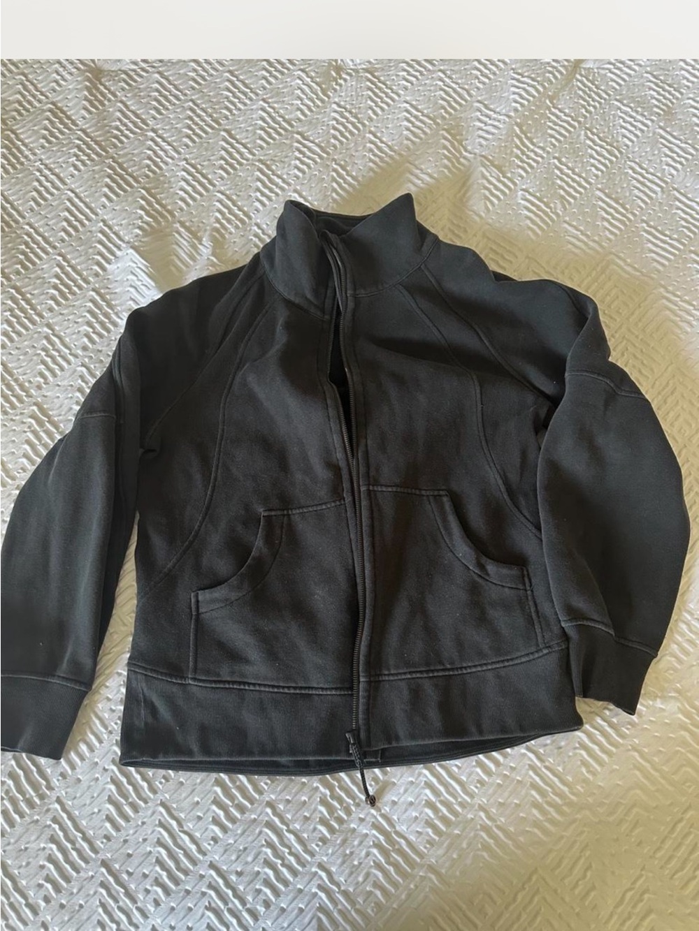 lululemon athletica Scuba Black Full-Zip  Jacket/Sweater